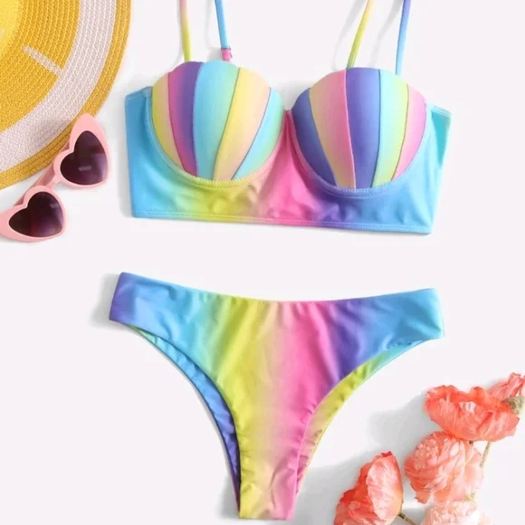 Push Up Bikini Swimsuit - Picture 5 of 11